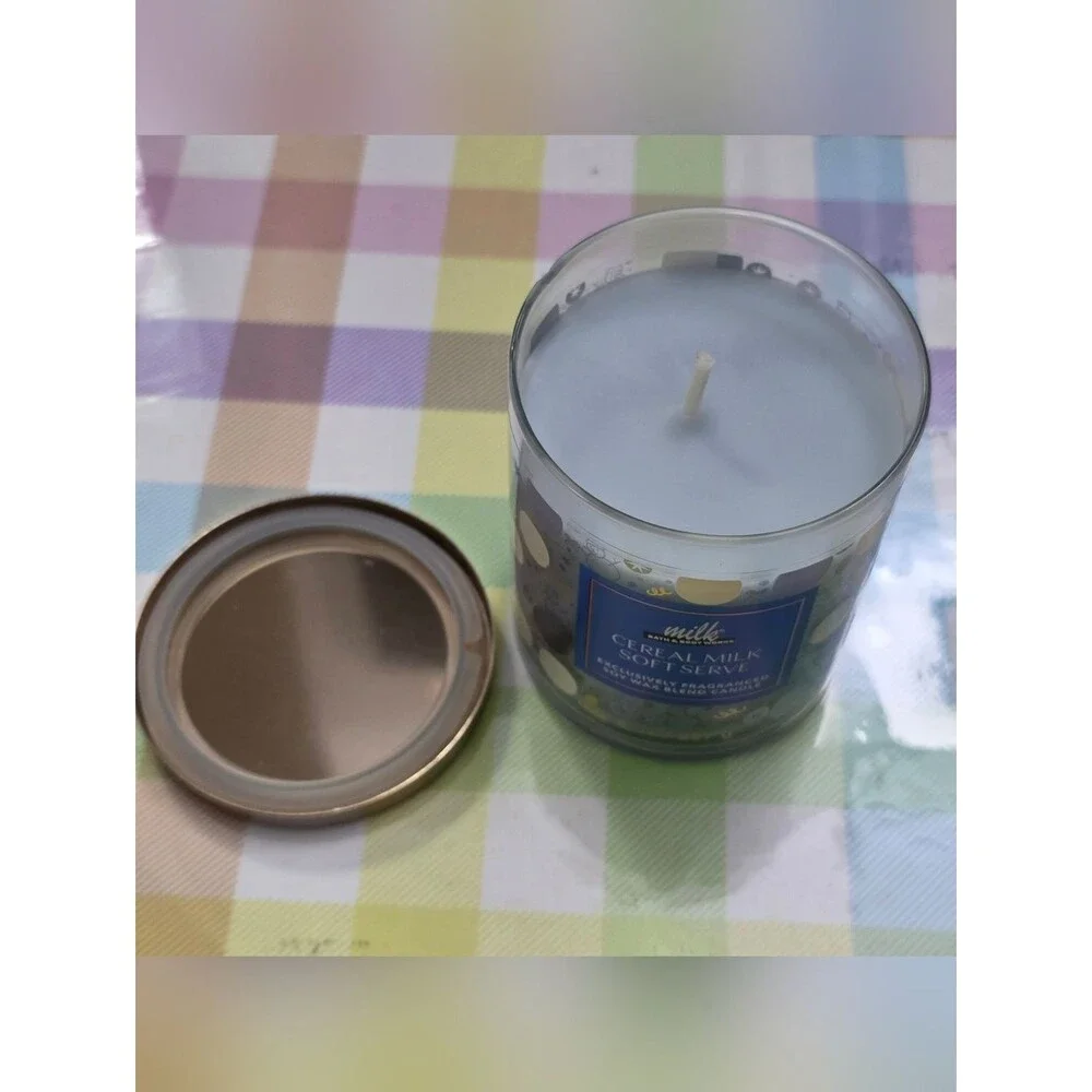 Bath & Body Works Cereal Milk Soft Serve Body Care & Candle Set NEW Rare